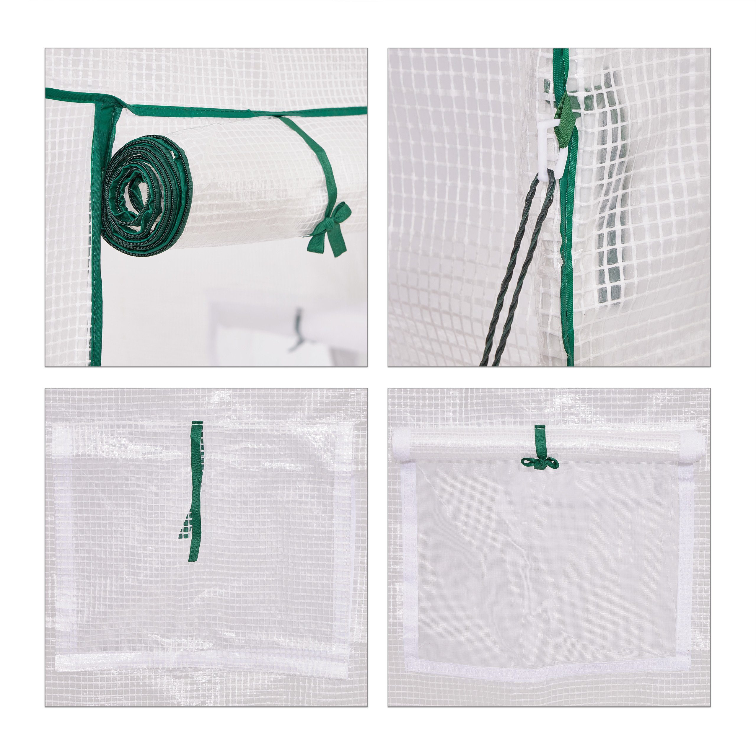 relaxdays Gewächshaus mit 2 Türe, Orangerie