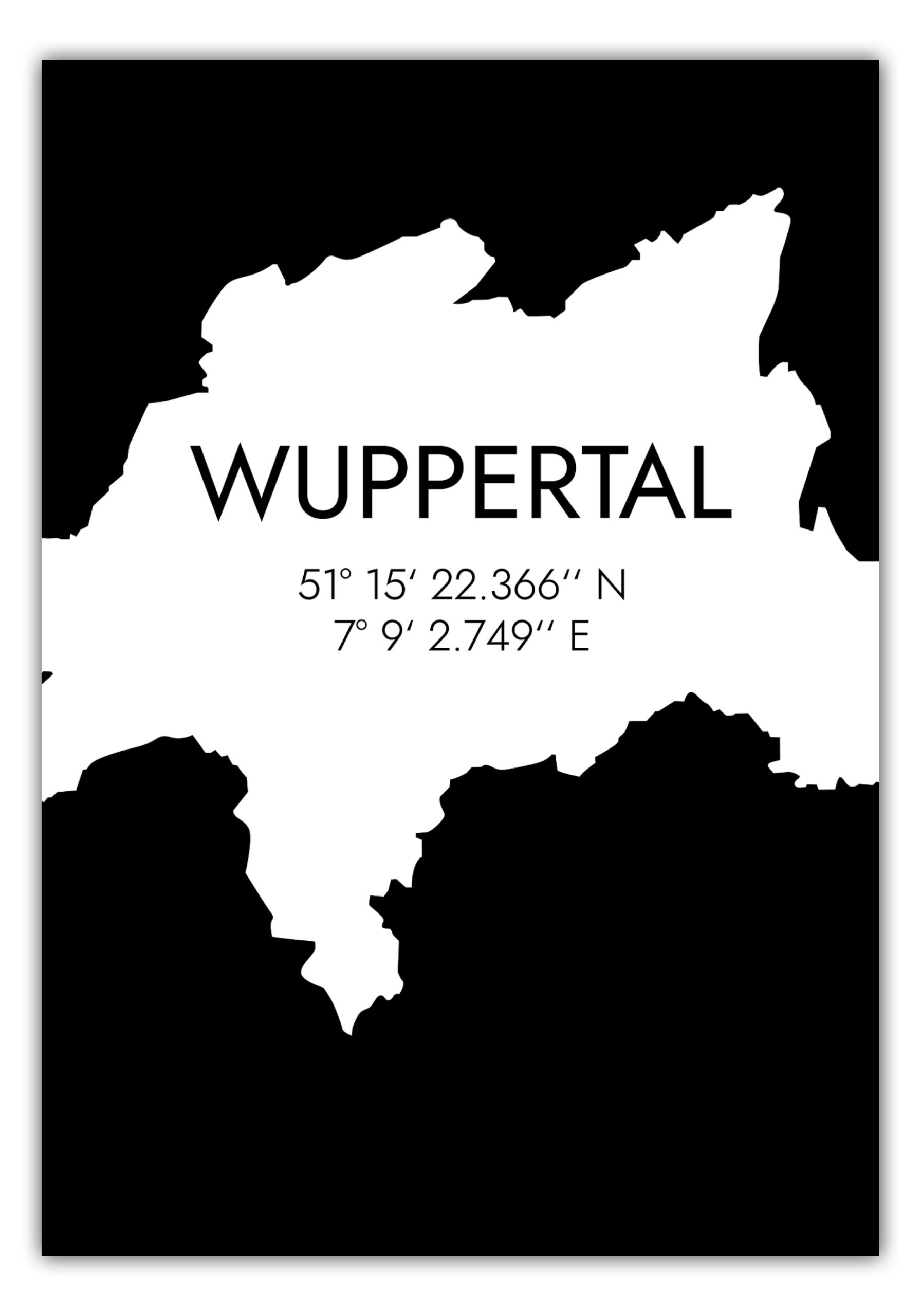 MOTIVISSO Poster Wuppertal Koordinaten #5