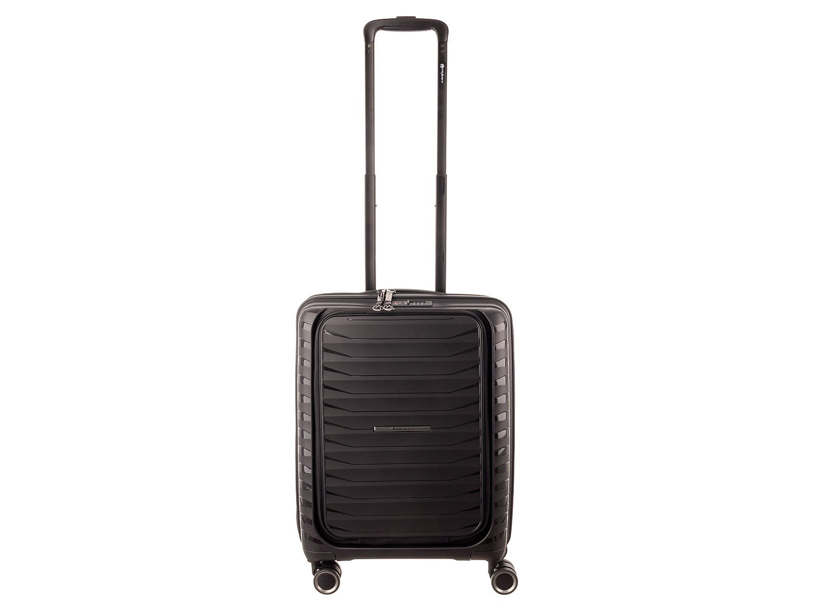 Franky Hartschalen-Trolley PP15-55-L Spinner Gr. S, 4 Rollen, mit Laptopfach