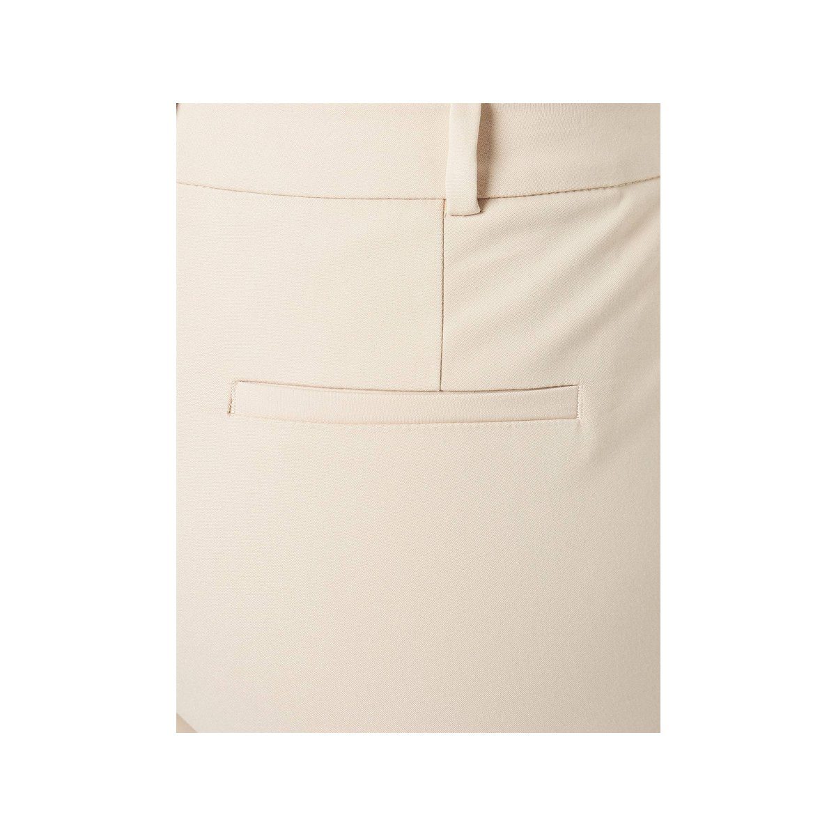 Comma regular (1-tlg) Shorts beige braun