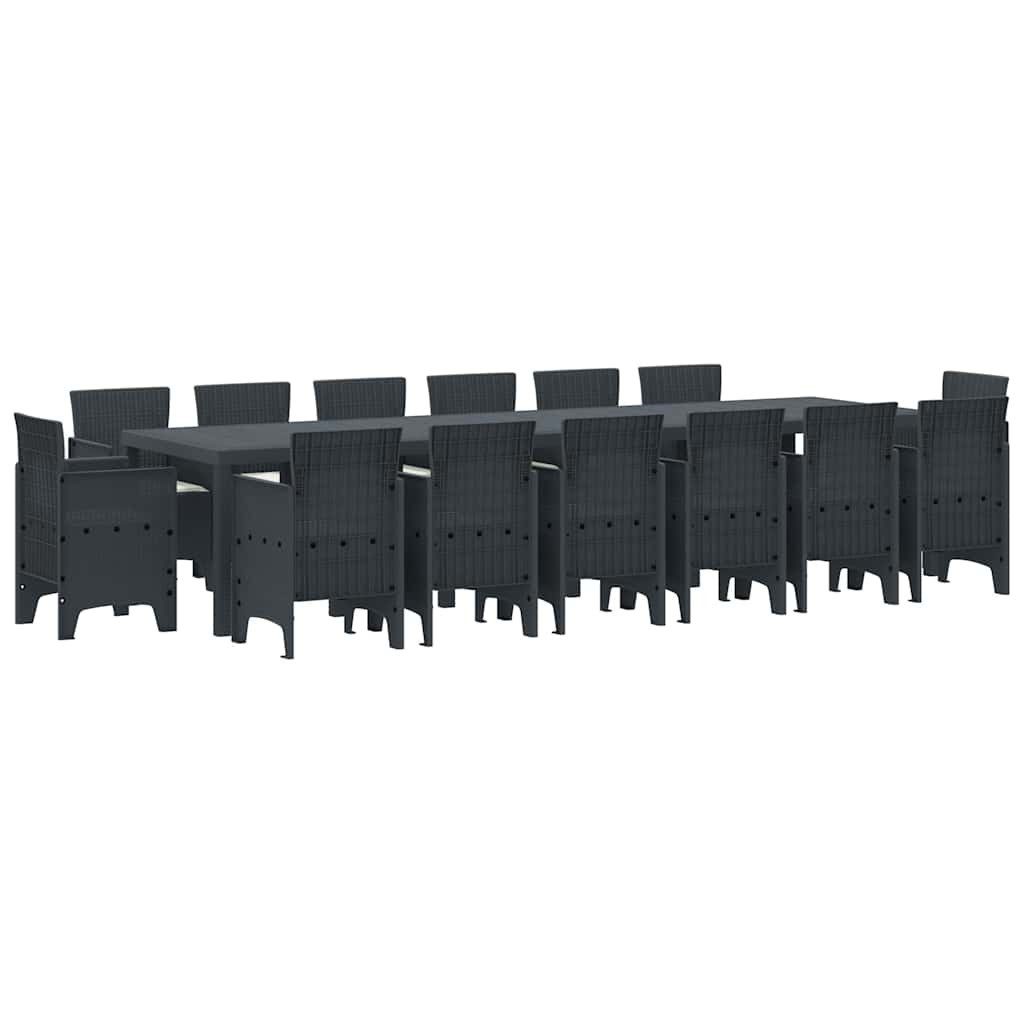 vidaXL Gartenlounge-Set Garten Essgruppe 15 pcs günstig online kaufen