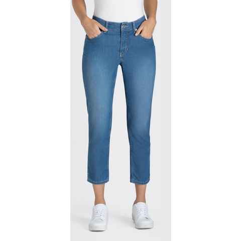 MAC Stretch-Jeans MAC MELANIE 7/8 SUMMER authentic mid blue wash 5045-90-0352L D473