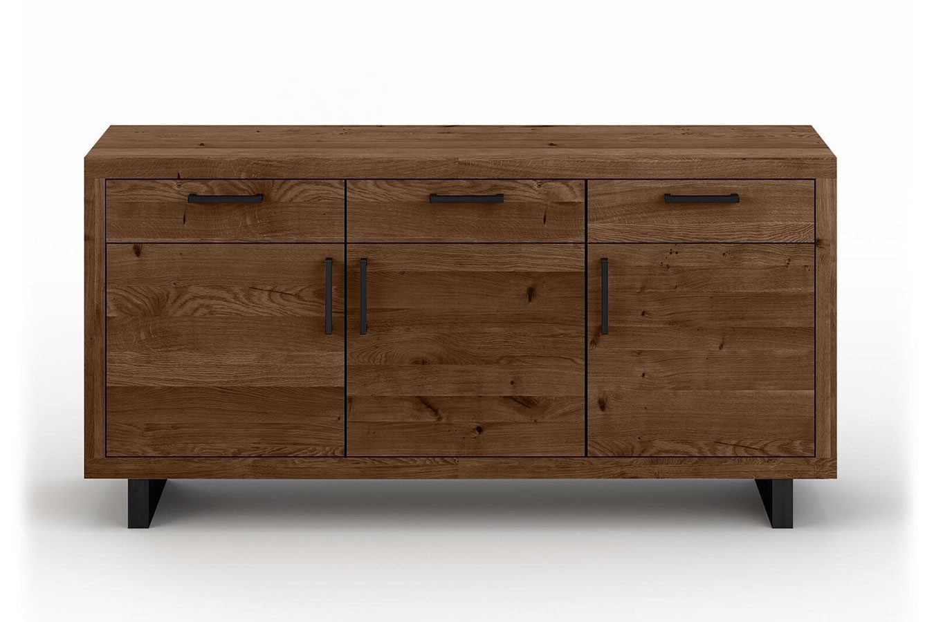 daslagerhaus living Sideboard Anrichte Woodstock rustikale Eiche B 180 cm