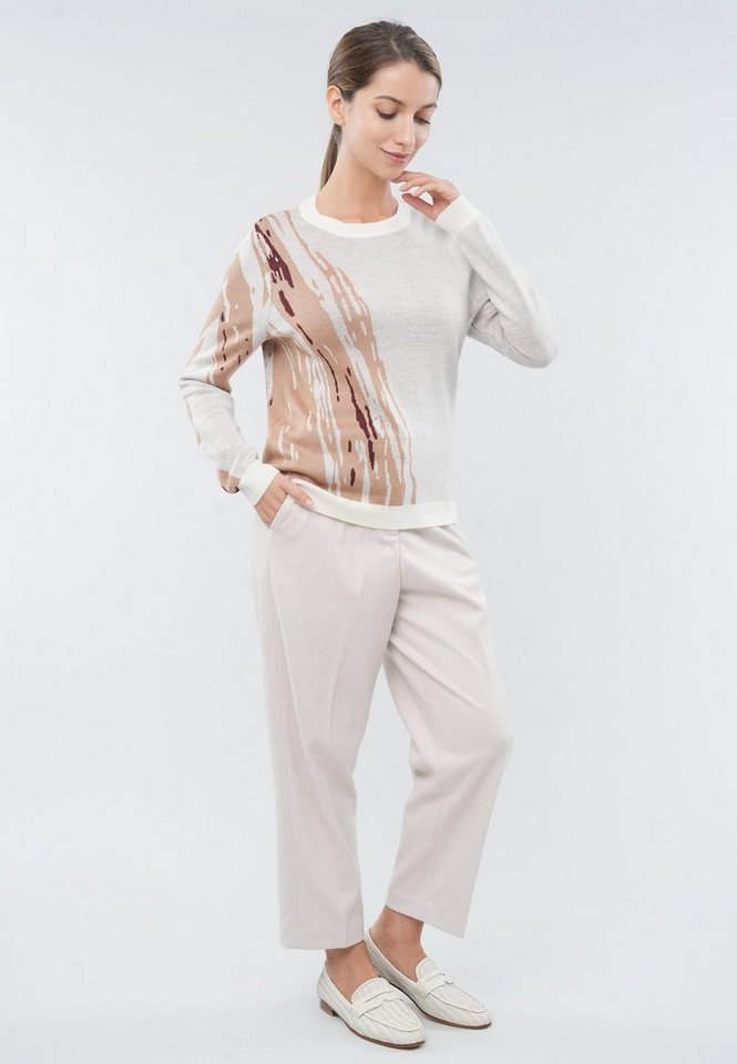 ladies Marmor-Muster mit GIORDANO Sweatshirt elegantem
