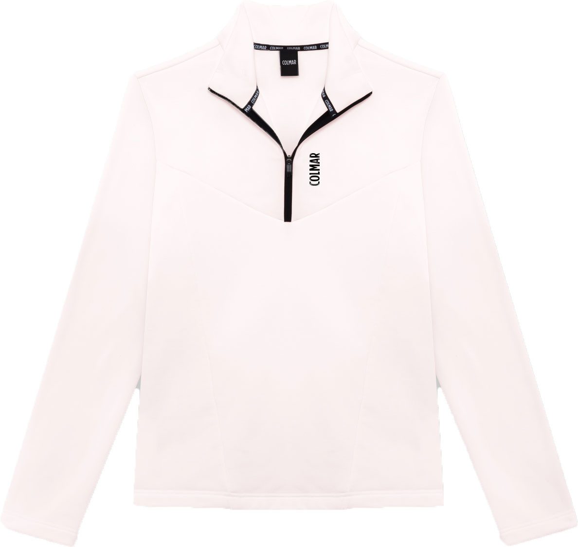 Colmar Strickfleece-Pullover Damen Ski-Fleeceshirt mit Stretch und halblangem Reißverschluss