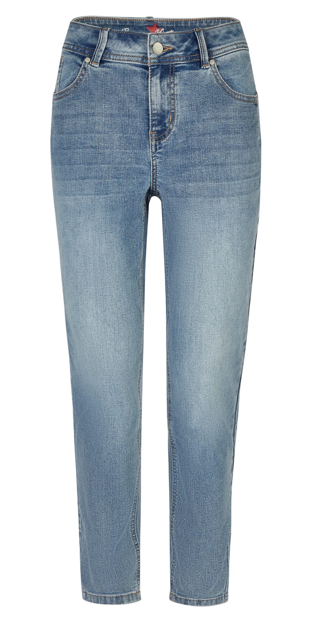 Stretch-Jeans BUENA VISTA MALIBU-ZIP HIGH 7/8 light stone 888 B5979 368.8162 - Stret