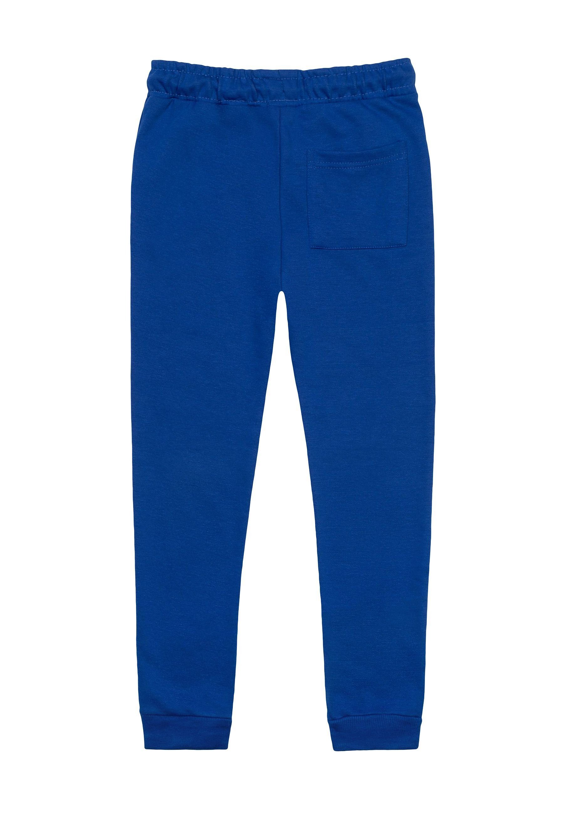 (1y-14y) Blau Aufschrift lange Sportliche Pants Hose mit MINOTI Jogger