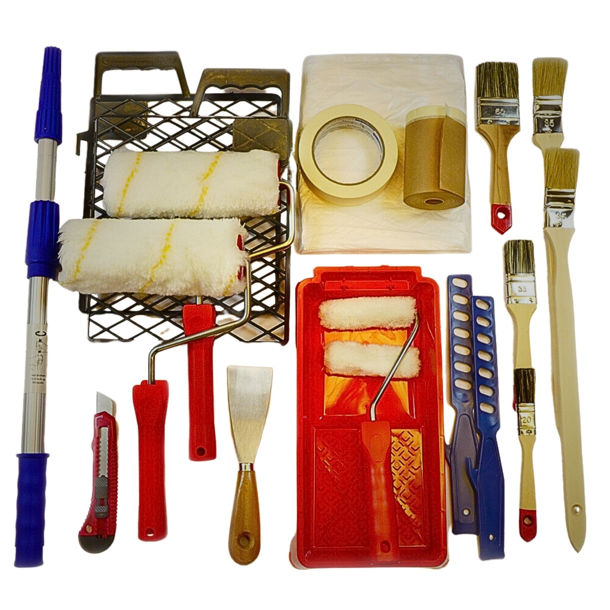 ROTIX Farbroller ROTIX Farbroller-Set 20-teilig für Anstrich von Wand und D günstig online kaufen