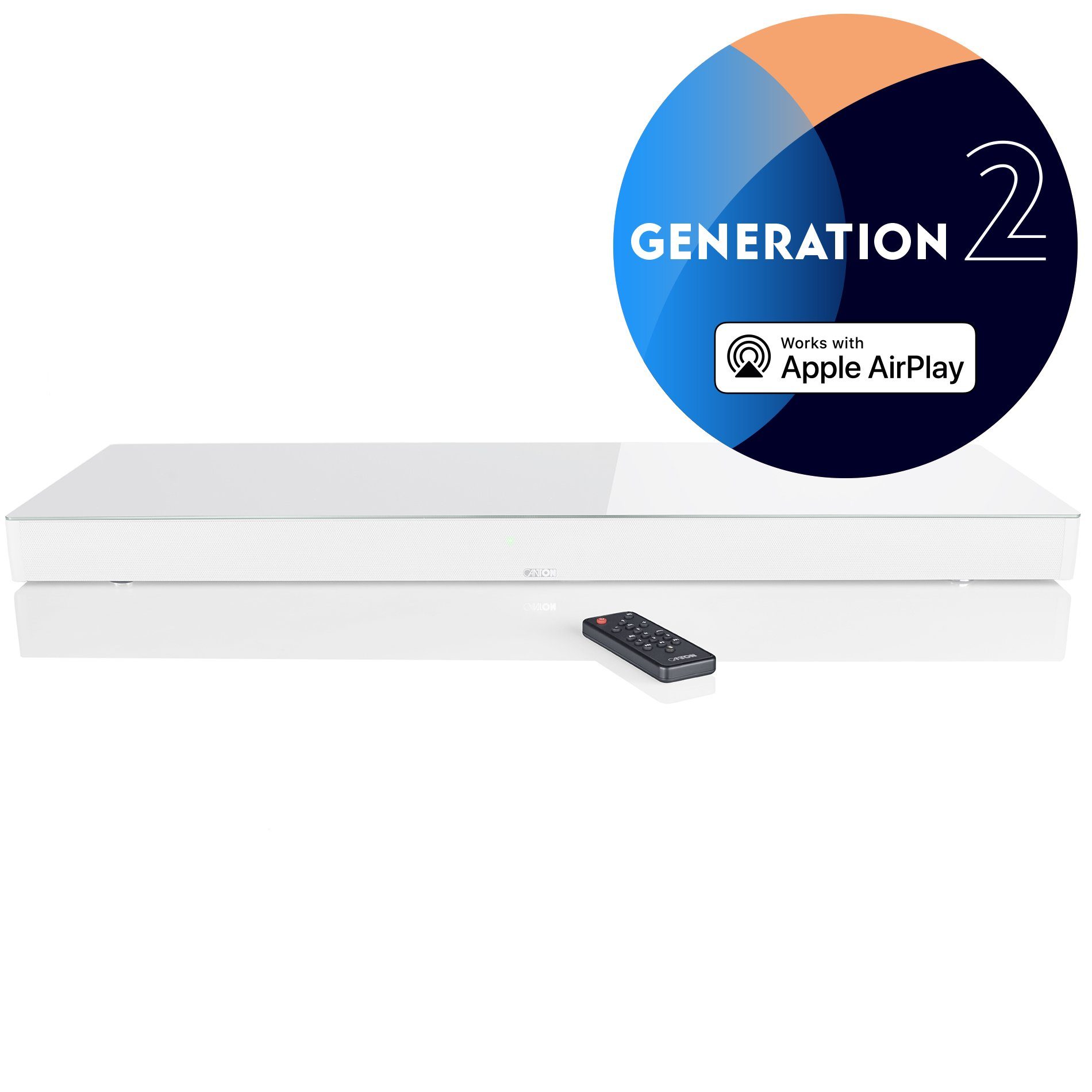 CANTON Smart Sounddeck 100 V2 weiss Aktion Sonder Soundbar