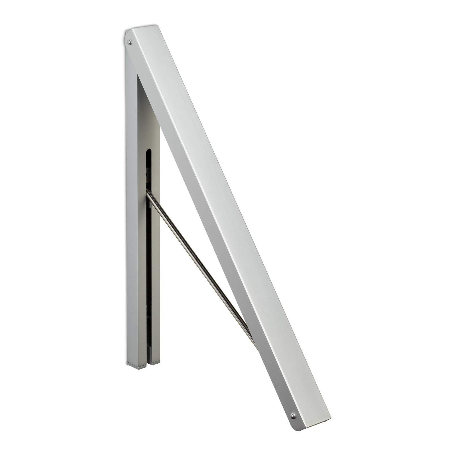 SO-TECH® Garderobe Klappbarer Kleiderbügelhalter Aluminium eloxiert (1 St), Bügelhalter Kleiderlüfter Garderobenstange – Bild 3 von 5