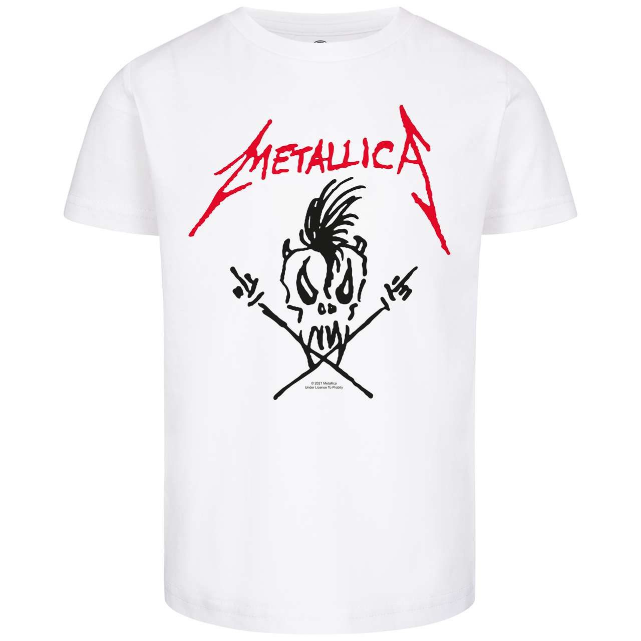 T-Shirt mit Metallica (Scary Guy) Aufdruck für Kinder (2–14 J)