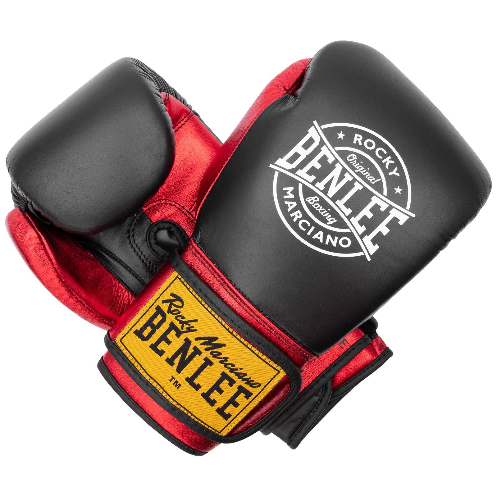 Black/Red Marciano Benlee Boxhandschuhe METALSHIRE Rocky