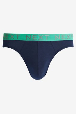 Next Slip Slips mit buntem Bund im Achterpack (8-St)