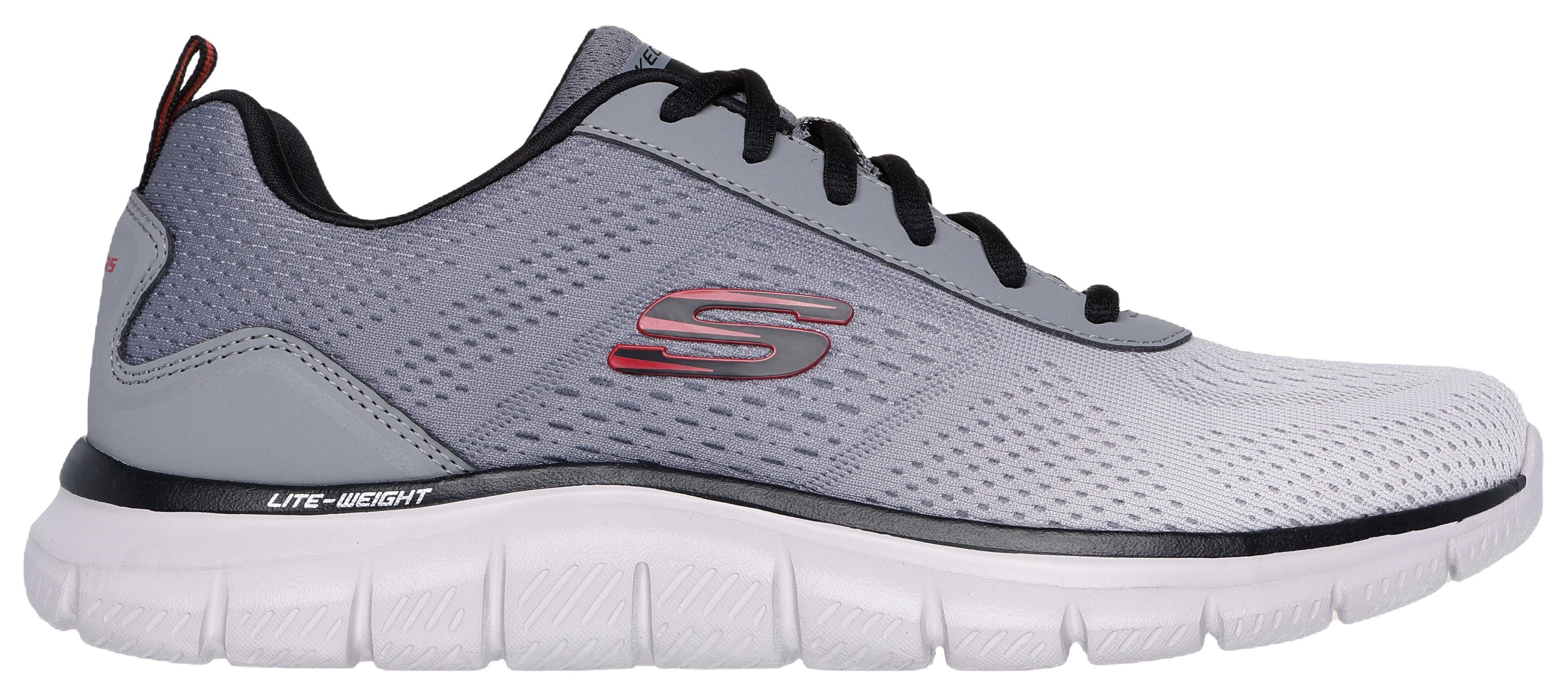 Skechers TRACK-RIPKENT Sneaker Freizeitschuh, Halbschuh, Schnürschuhin veganer Verarbeitung