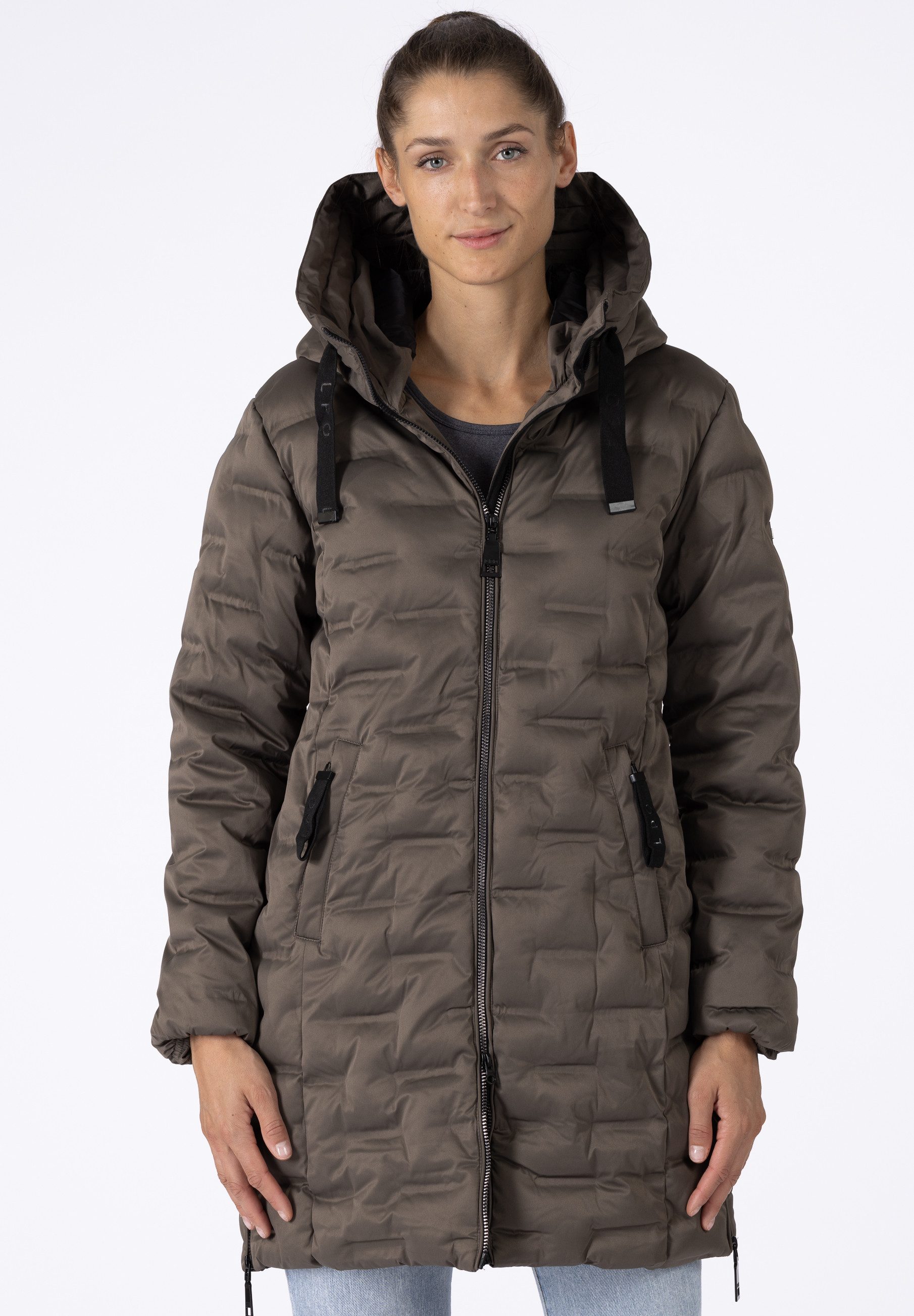 LPO Steppjacke "MARA II LONG", auch in Großen Größen erhältlich günstig online kaufen