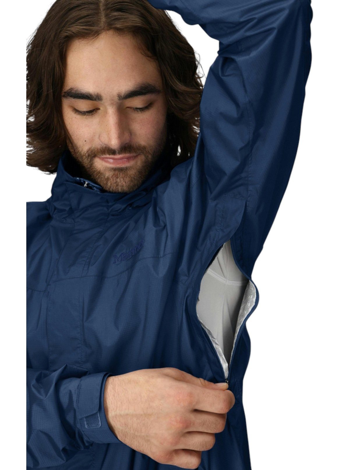 Marmot Regenjacke PreCip Eco (wasserdicht, atmungsaktiv, PFC-frei) 2025 navyblau Herren