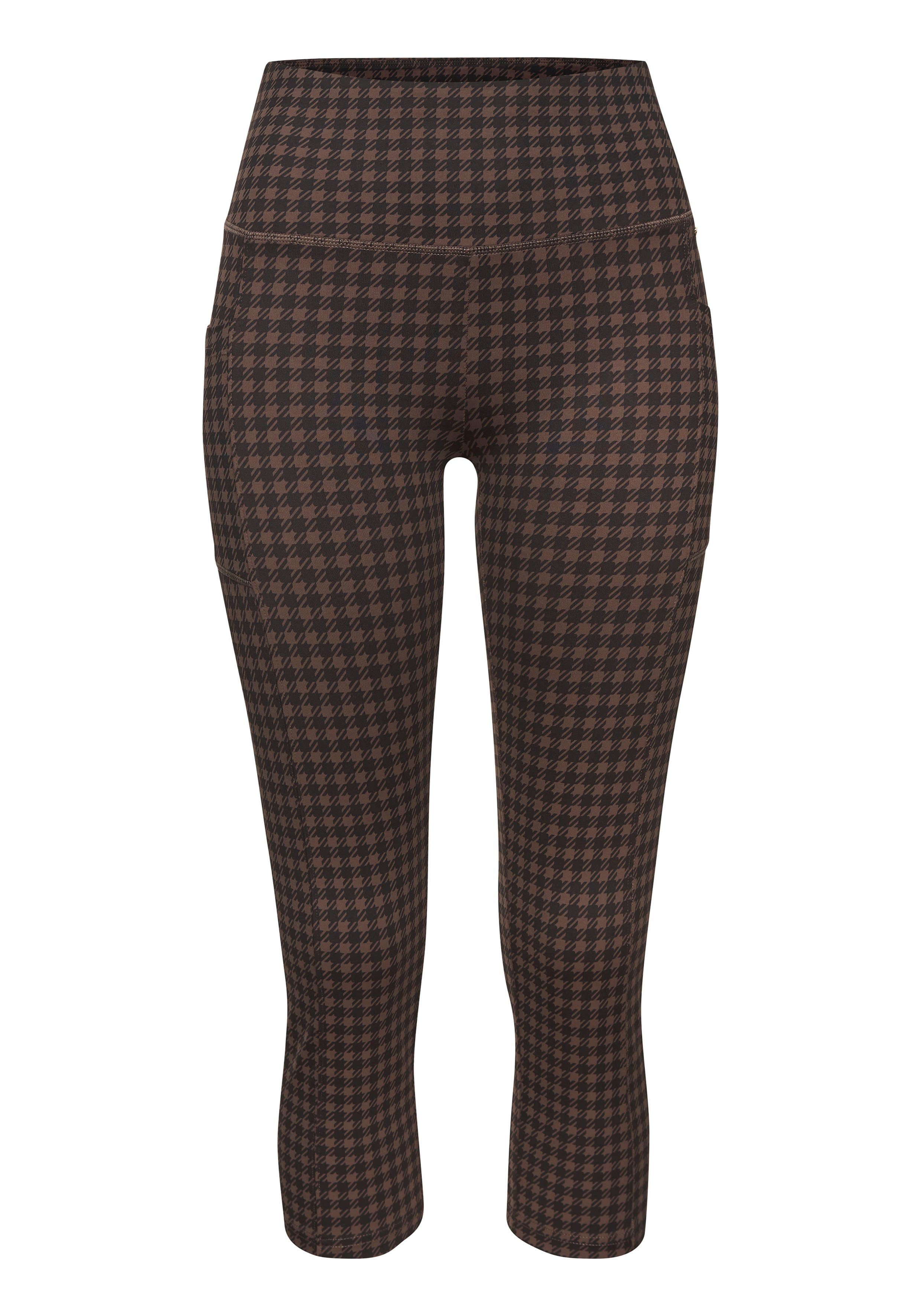 LASCANA Caprileggings Sporthose im Allover-Druck günstig online kaufen