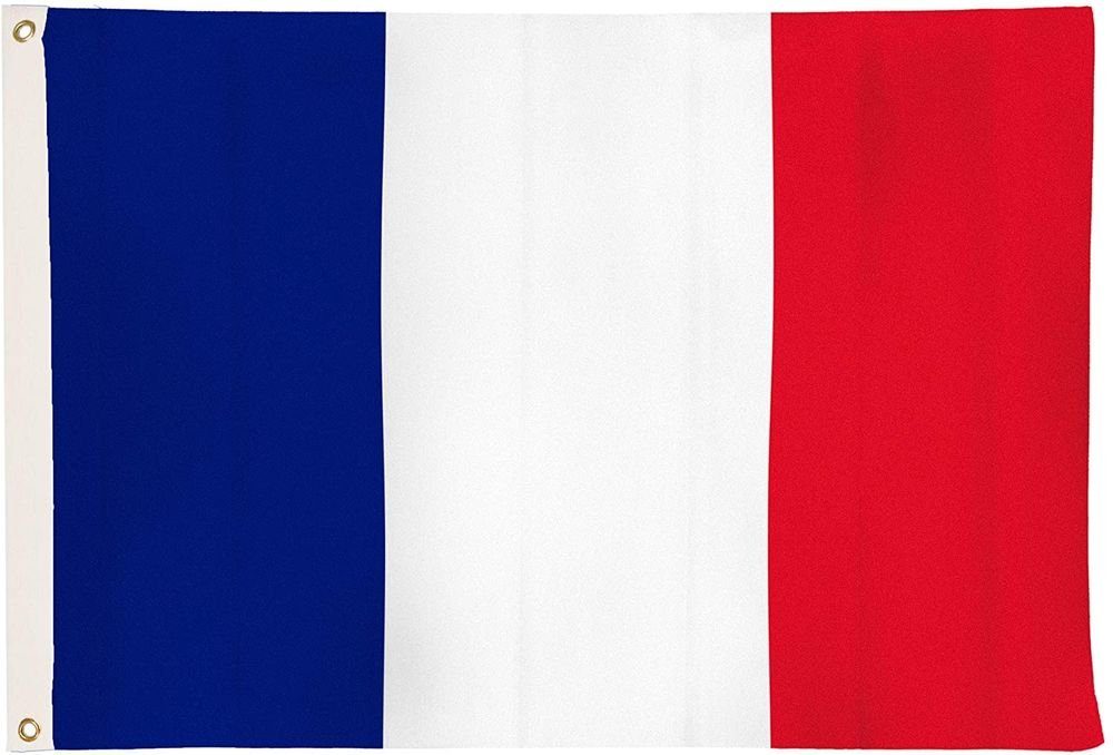 PHENO FLAGS Flagge Frankreich Flagge Französische Fahne Nationalflagge (Hissflagge für Fahnenmast), Inkl. 2 Messing Ösen