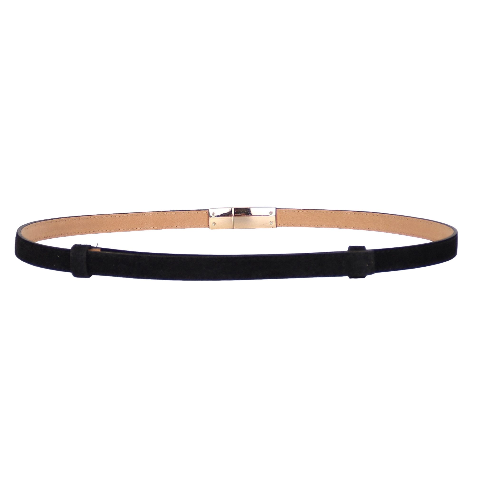 MIRROSI Ledergürtel Damen Gürtel Echtleder, Made in Italy, 18mm breit (Passt fast zu jeder Hosenschlaufe) Einheitsgröße (Geeignet für einen Hüftumfang von ca. 5 – Bild 2 von 5