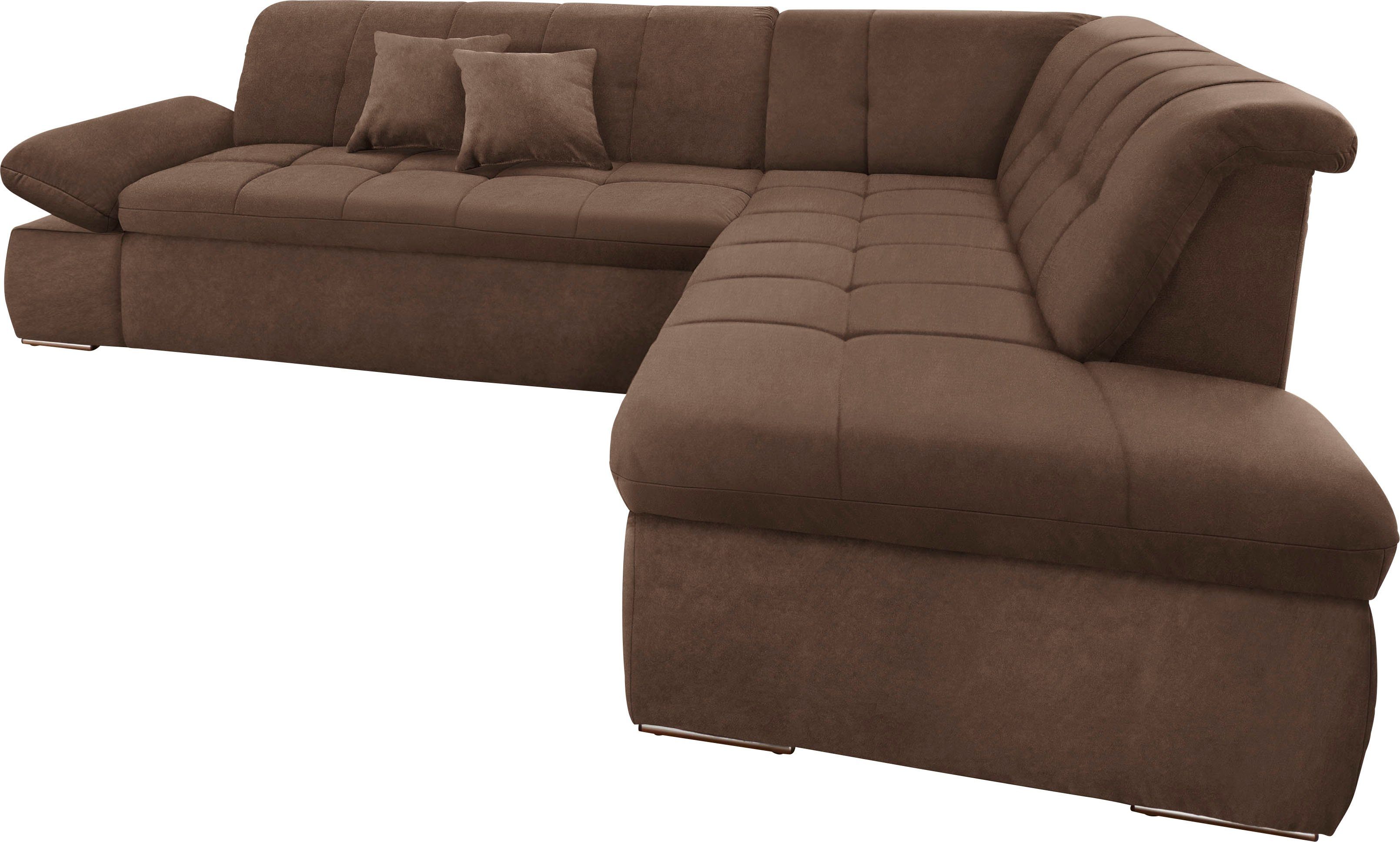 DOMO collection Ecksofa NMoric incl. Zierkissen günstig online kaufen
