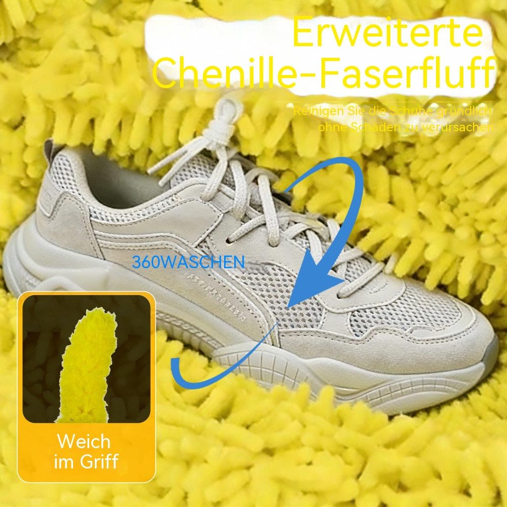Blusmart Wäschesack Schuhwaschbeutel Waschmaschine, Wiederverwendbar (Automatische Reinigung, Plüsch Wäschesack, 2 St., 360° Reinigungsflusen), Für Schuhe, Sneaker, Tennisschuhe