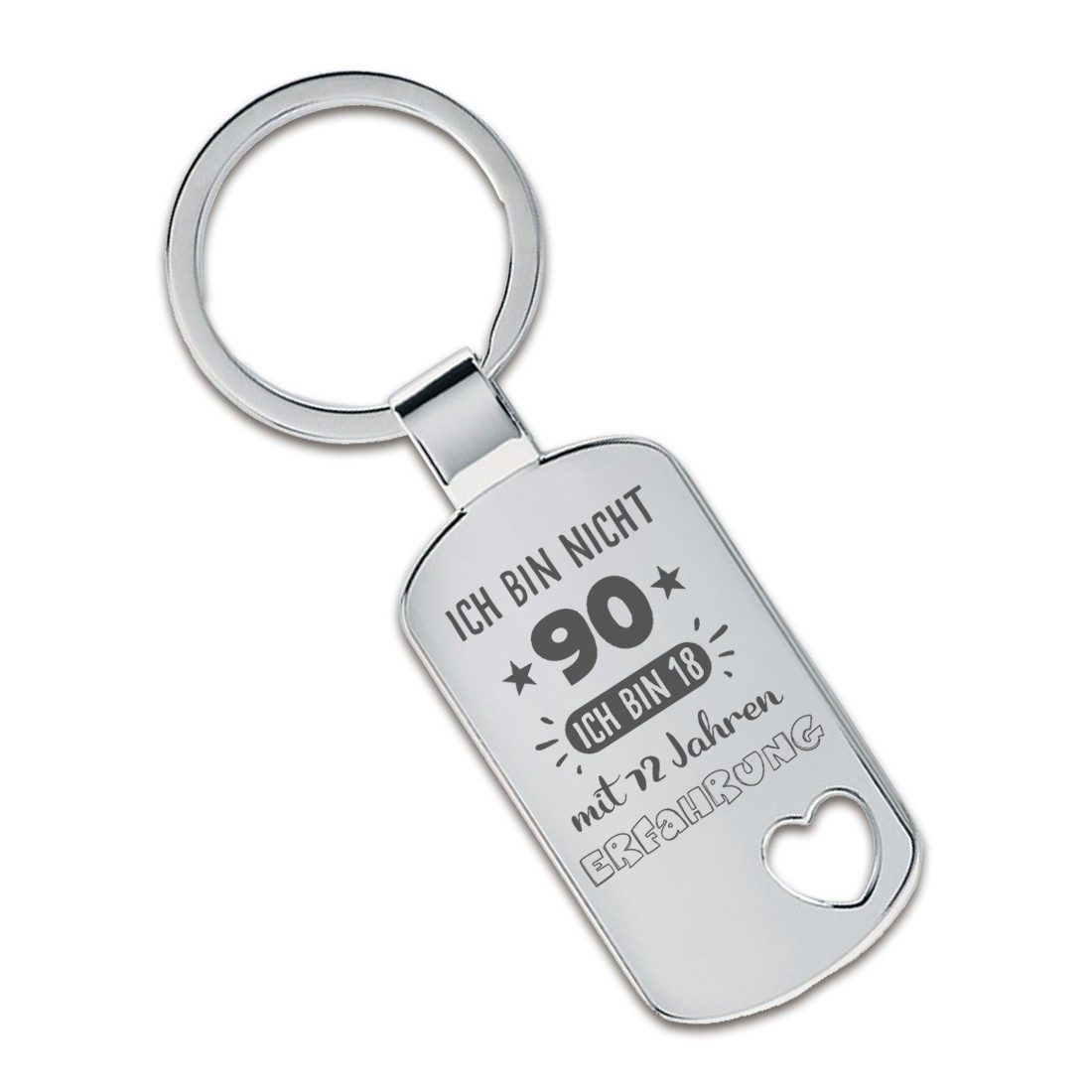 Lieblingsmensch Schlüsselanhänger Ich bin nicht 90 - ein tolles Geschenk &G günstig online kaufen