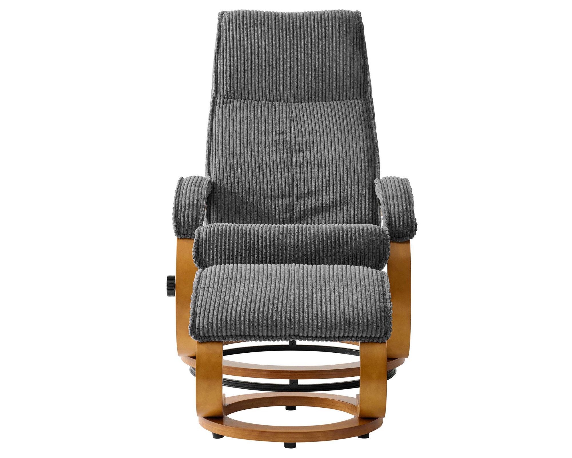 OTTO home Relaxsessel mit Hocker PARIS neu: Cord - OTTO. Verlässliche Qualität. (Set, 2-St., bestehend aus Sessel und Hocker), manuelle Relaxfunktion mit Drehfu – Bild 5 von 5