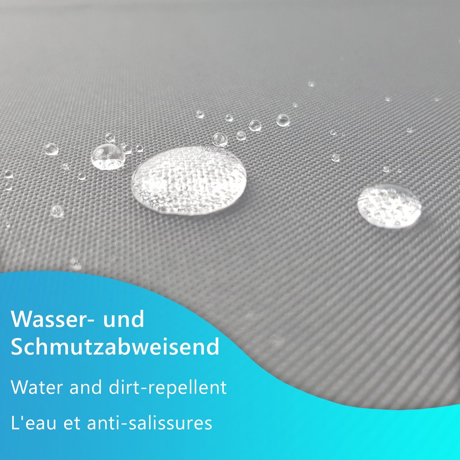 NYVI Sitzkissen Loungekissen SunLounge Outdoor Sitzkissen Sitzauflage Stuhlkissen, Wasserabweisend, Schmutzabweisend, Bequem, für Stühle, Bänke, Boden