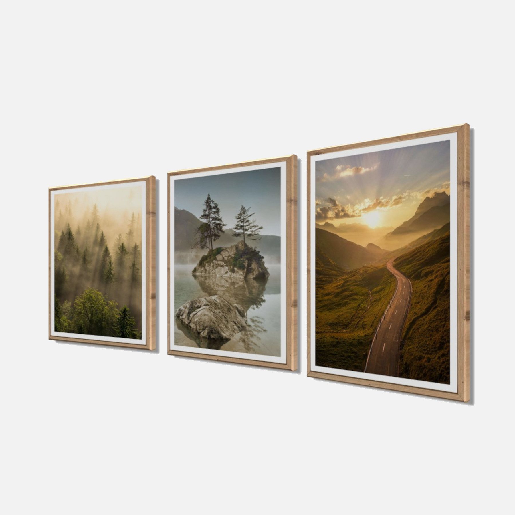 Bönninghoff Bild mit Rahmen, Baum (3 St)