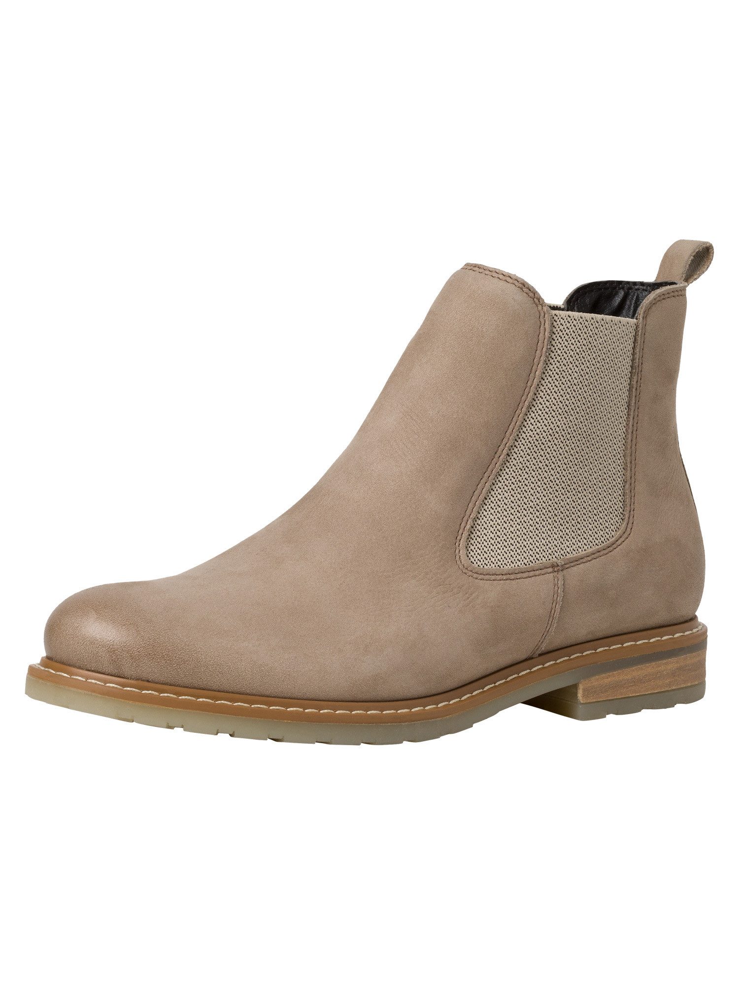 Tamaris aus Leder Blockabsatz 1-25056-41 Chelseaboots