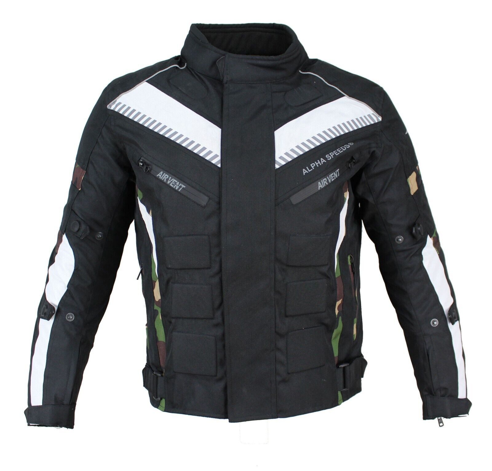 Alpha Speeds Motorradjacke Herren Motorrad Biker Textil Jacke Wasserdicht J günstig online kaufen