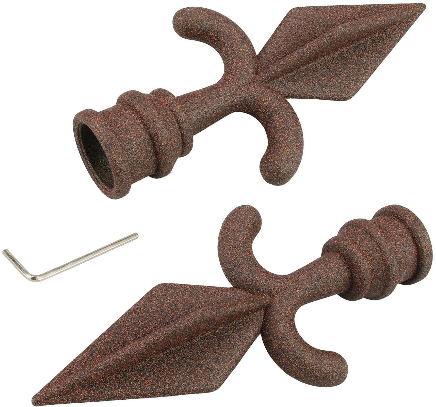 Liedeco Gardinenstangen-Endstück Amor, Gardinen, (Set, 2-St), günstig online kaufen
