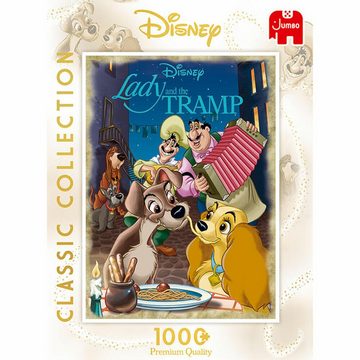 Jumbo Spiele Puzzle Disney Classic Collection Susi & Strolch, 1000 Puzzleteile