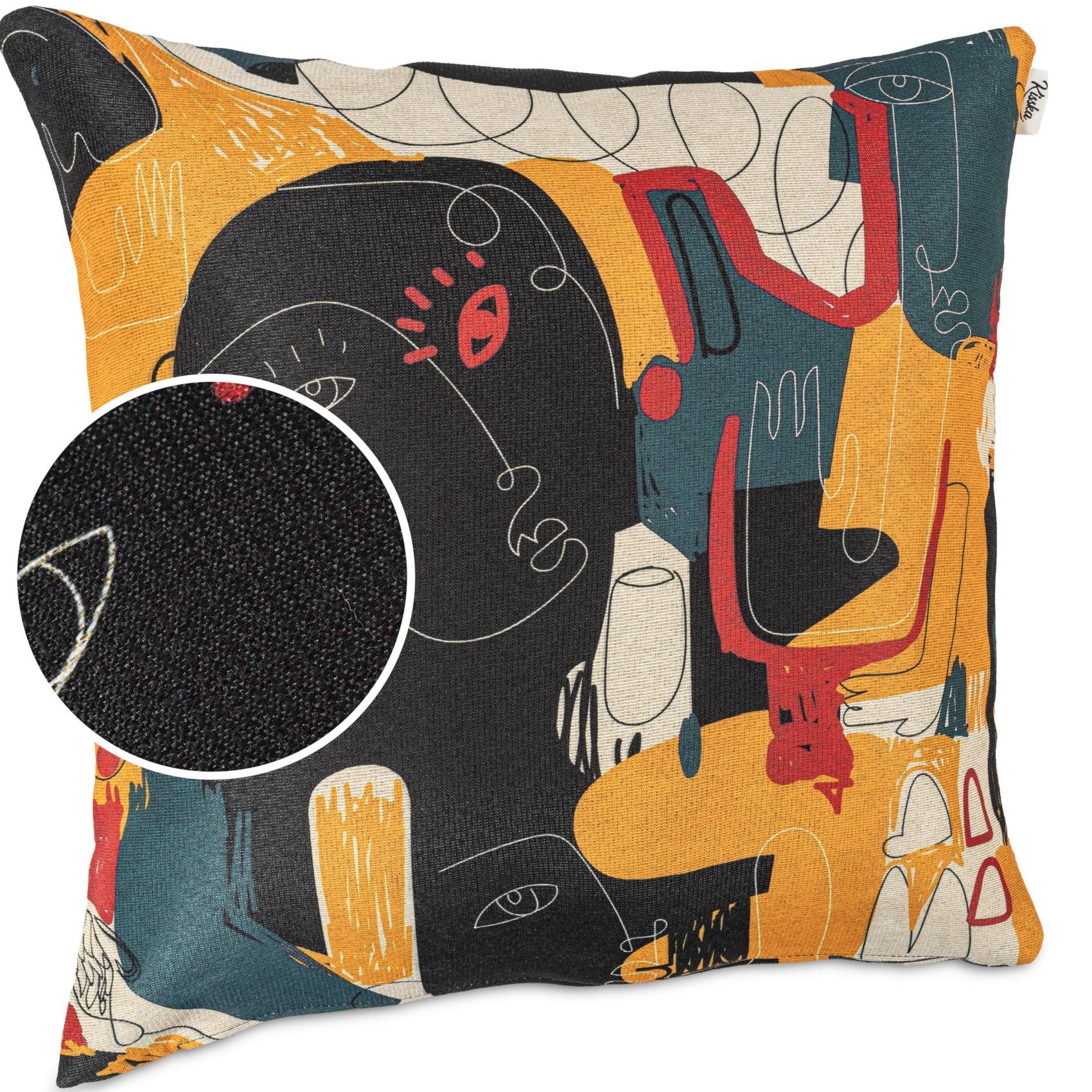 Dekokissen Kissenhülle mit oder ohne Füllung Designer Kissenbezug Zierkissen