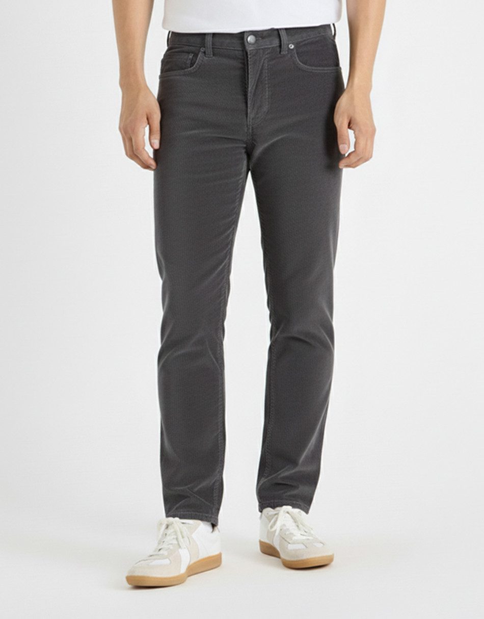 BlauerHafen Cordhose Herren Cordhose 5-Pocket SLIM FIT modisch lässig elastisch