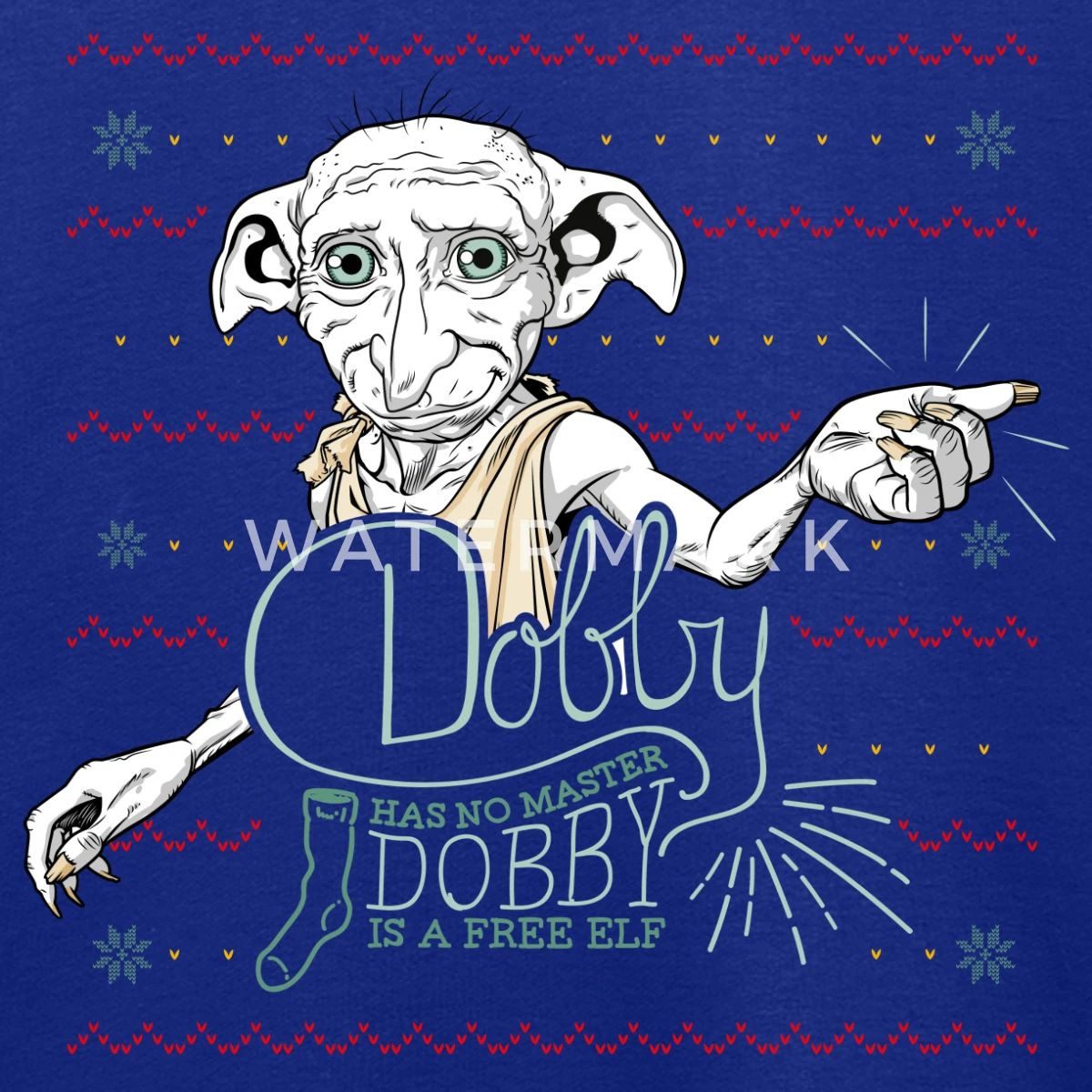 Spreadshirt Sweatshirt Harry Potter X-Mas Dobby Weihnachtself Kinder Premium Pullover (1-tlg)
