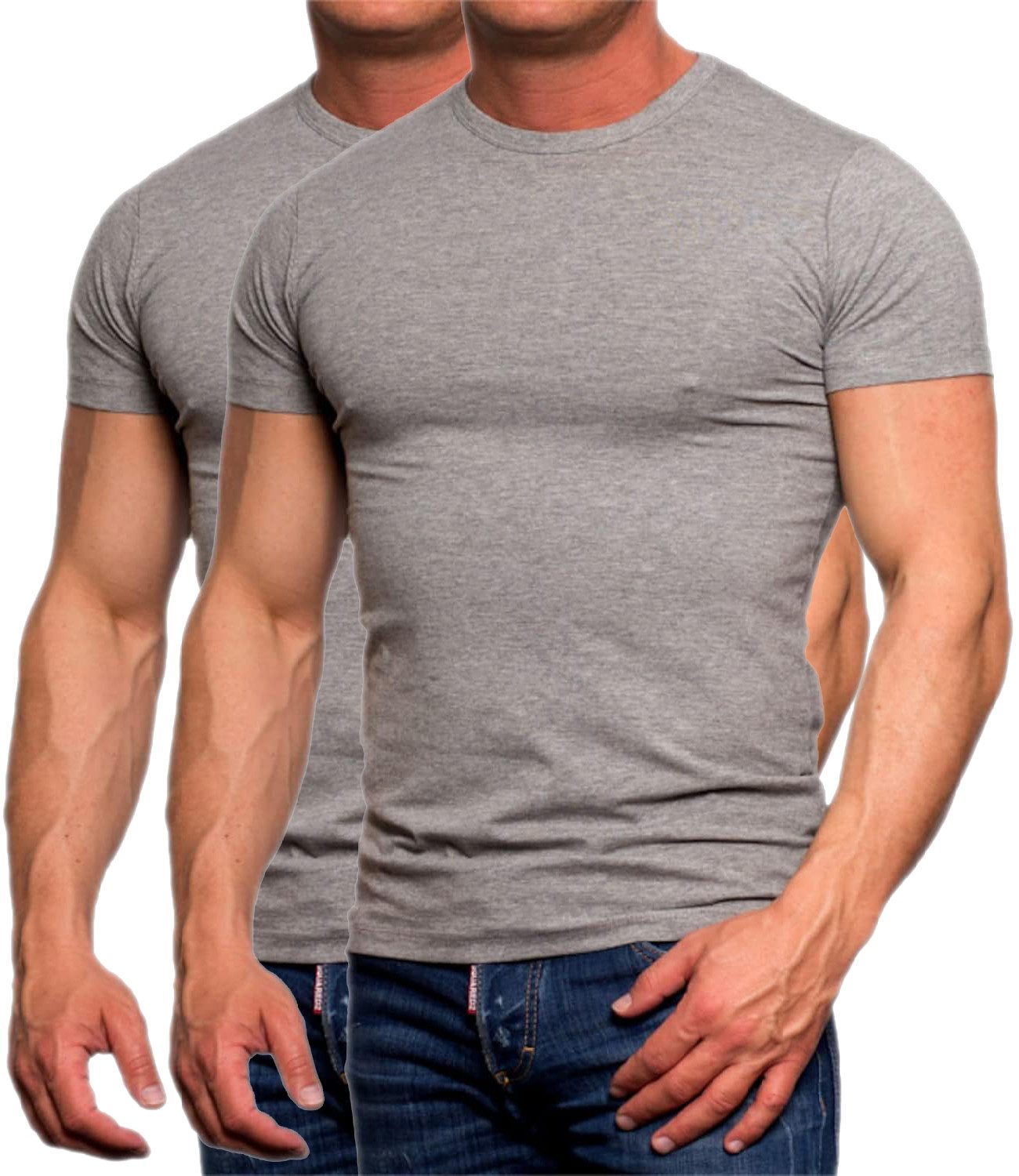 Jack & Jones T-Shirt (2er-Pack) in Unifarbe günstig online kaufen