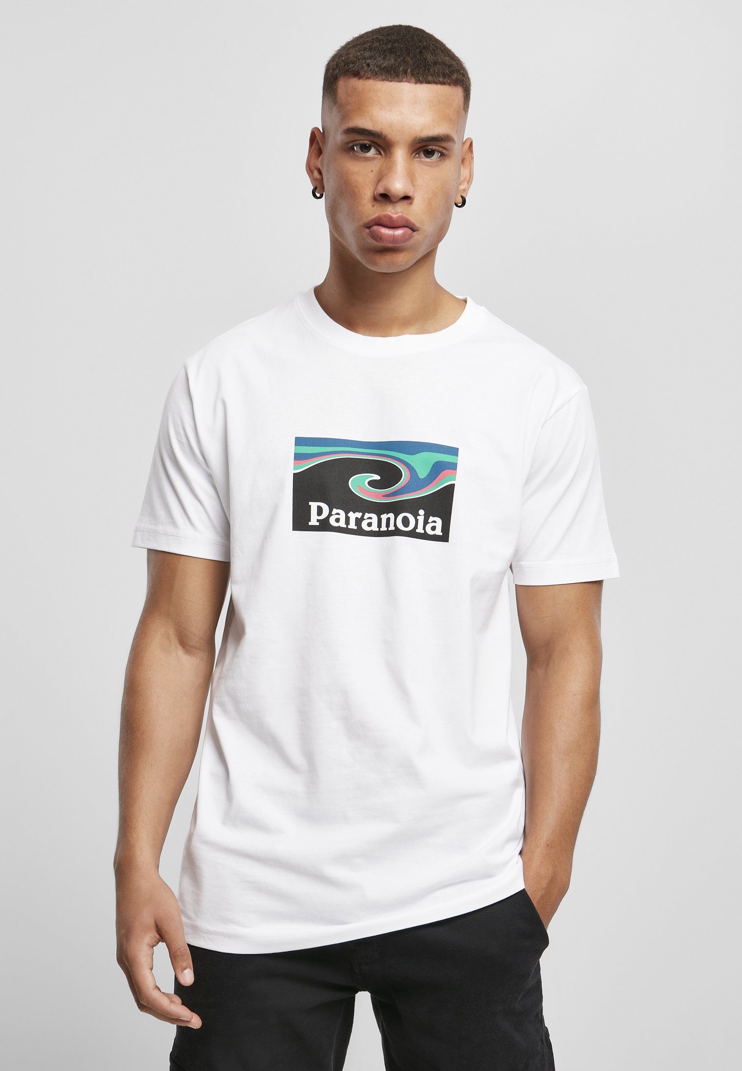MisterTee T-Shirt Tee (1-tlg) Paranoia Herren