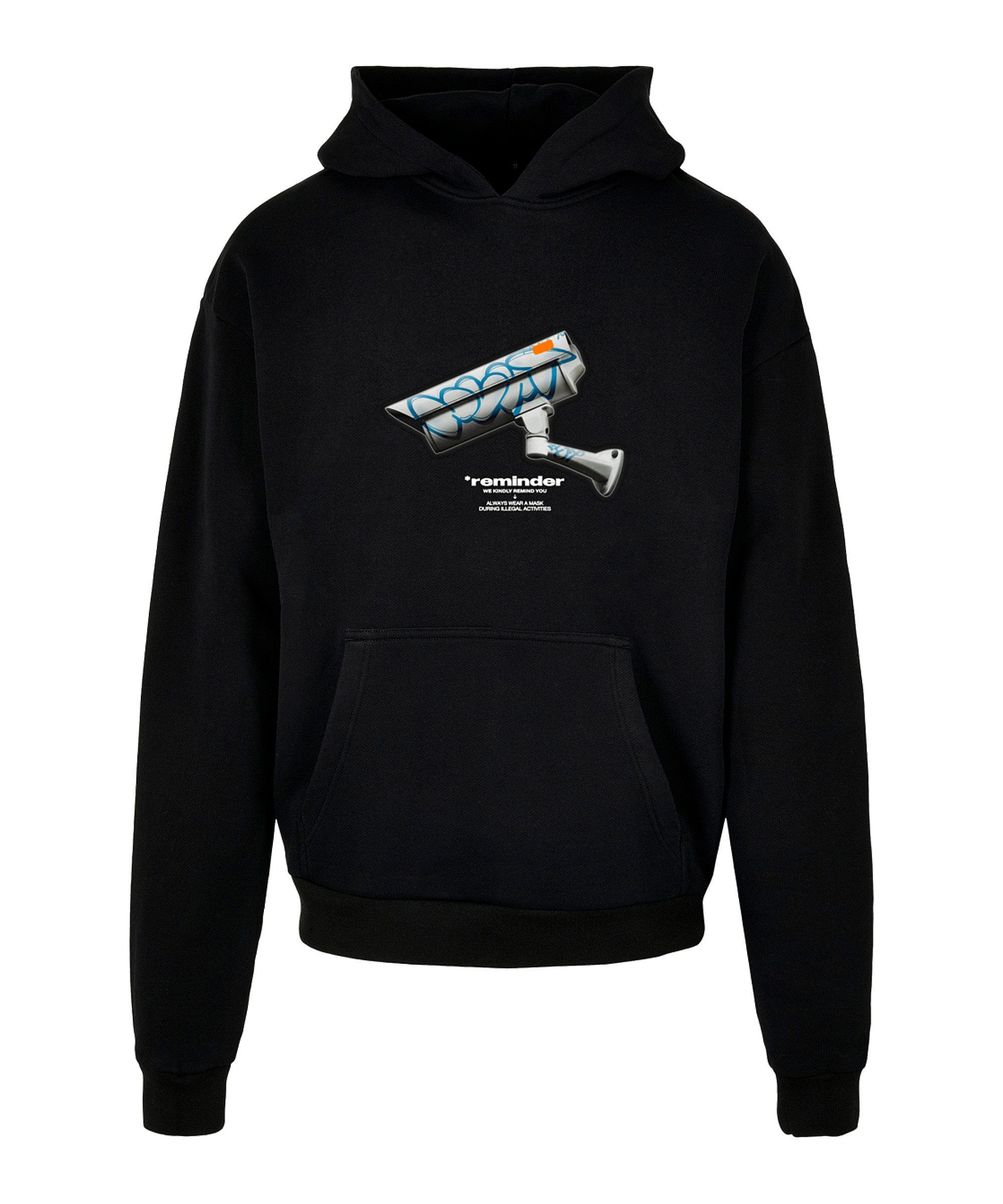 Sweatshirt Mister Tee CCTV Oversized Hoody Langarm-Shirts