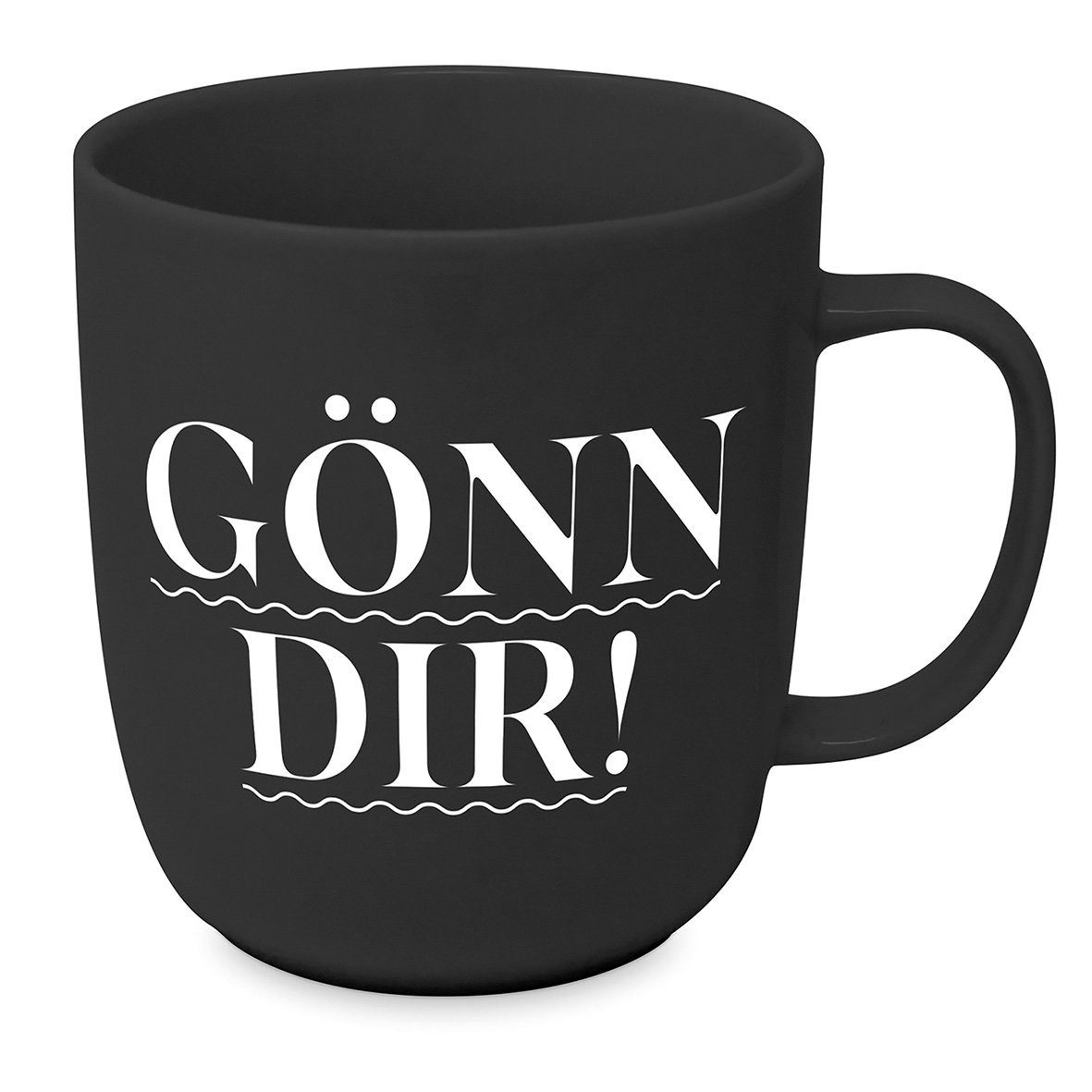 WestCraft Tasse Porzellantasse Tasse Henkelbecher 350ml - Gönn Dir!, 1-tlg., hitzeresistente Keramik, Becher 350ml - Gönn Dir
