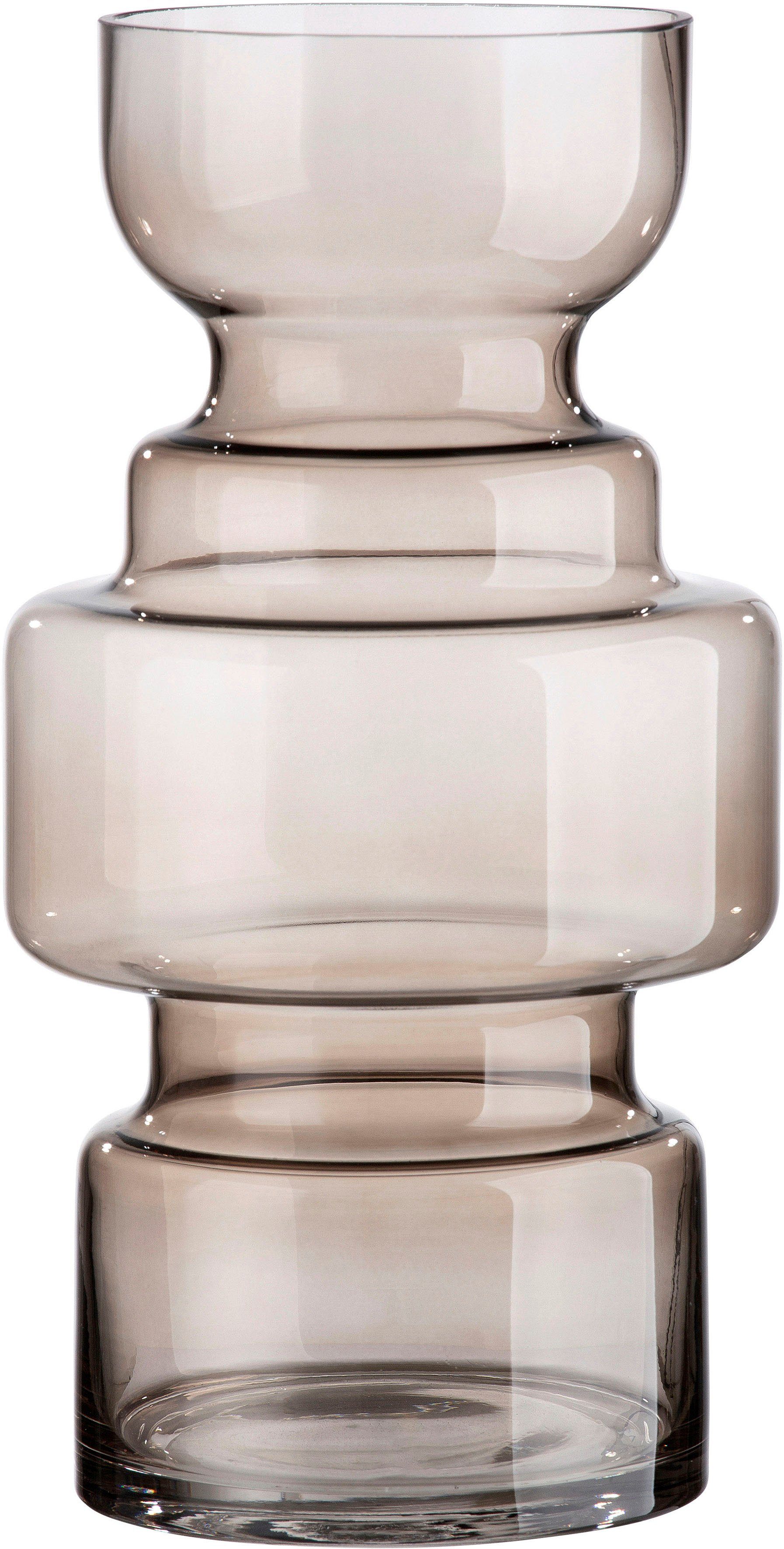 Casablanca by Gilde Tischvase Chazia, Höhe ca. 30 cm (1 St), dekorative Vase aus Glas, Blumenvase