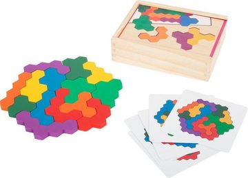 Small Foot Puzzle Lernspiel Holzpuzzle Hexagon, Puzzleteile