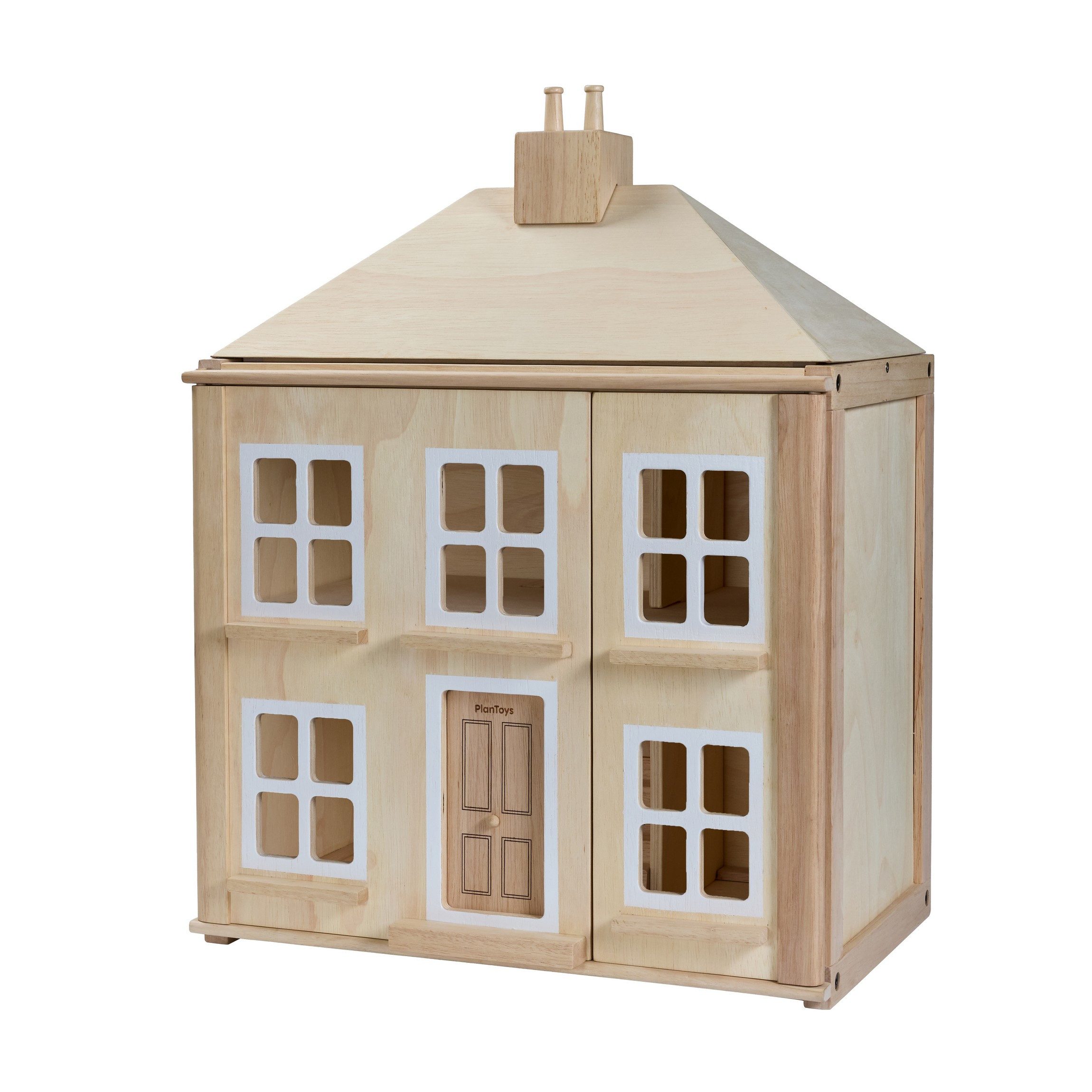 Plantoys Puppenhaus PlanToys- Georgianisches Puppenhaus 40,7x25,2x59,2 cm - 3y+