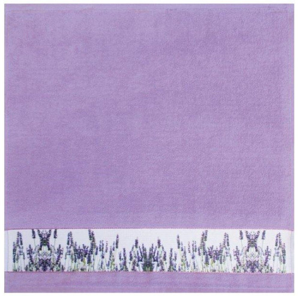 framsohn frottier Geschirrtuch Frottier 'Lavendelfeld' 50 x 50 cm Lila