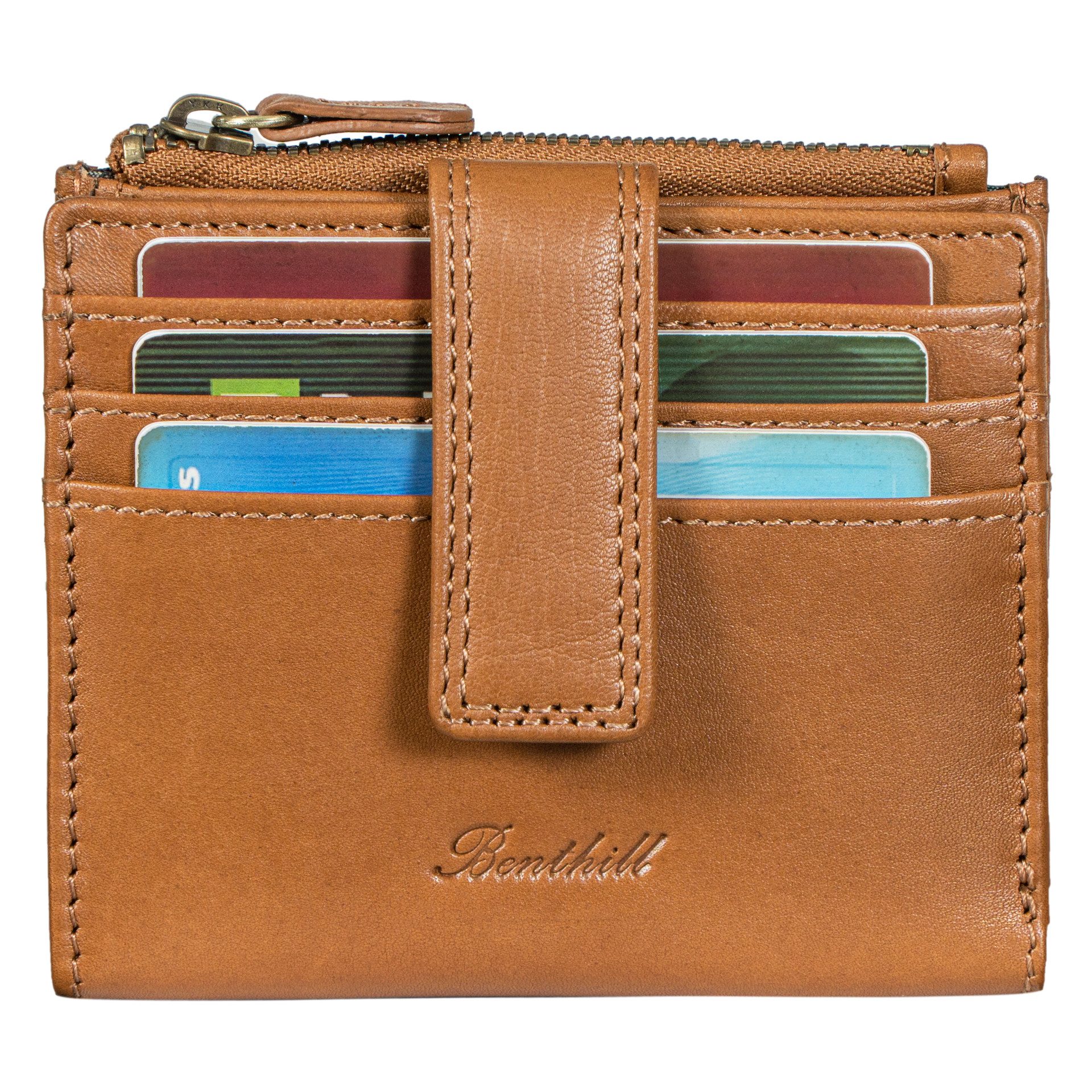 Benthill Kartenetui Kreditkartenetui Slim Portemonnaie Echt Leder Geldbörse günstig online kaufen