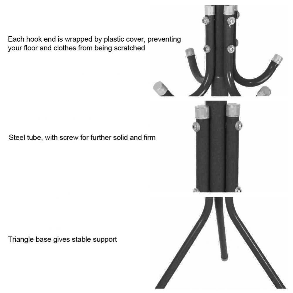 RWEUOQ Garderobenständer Standing Clothes Rack mit günstig online kaufen