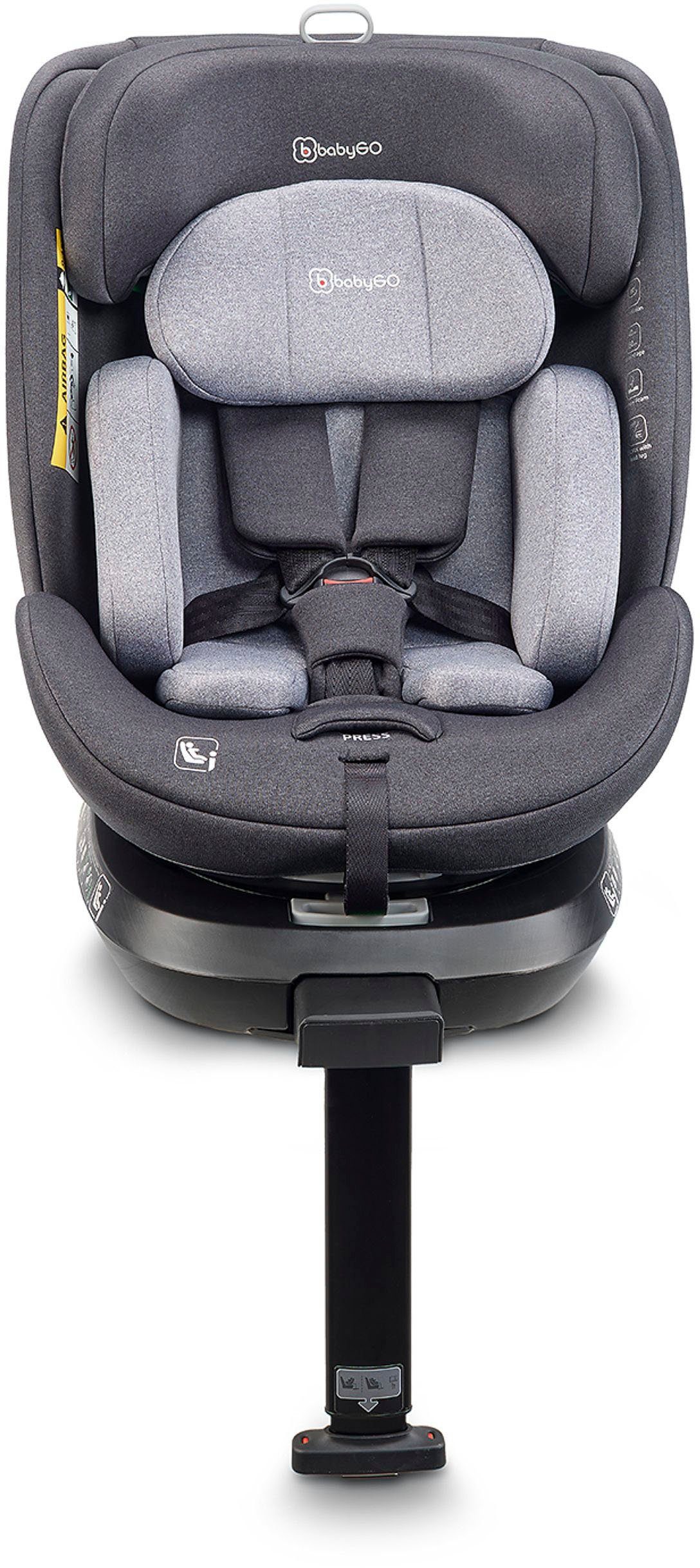 BabyGo Autokindersitz Move 360 I Size, ab: 40 cm, bis: 150 cm, für Körpergröße von 40-150 cm