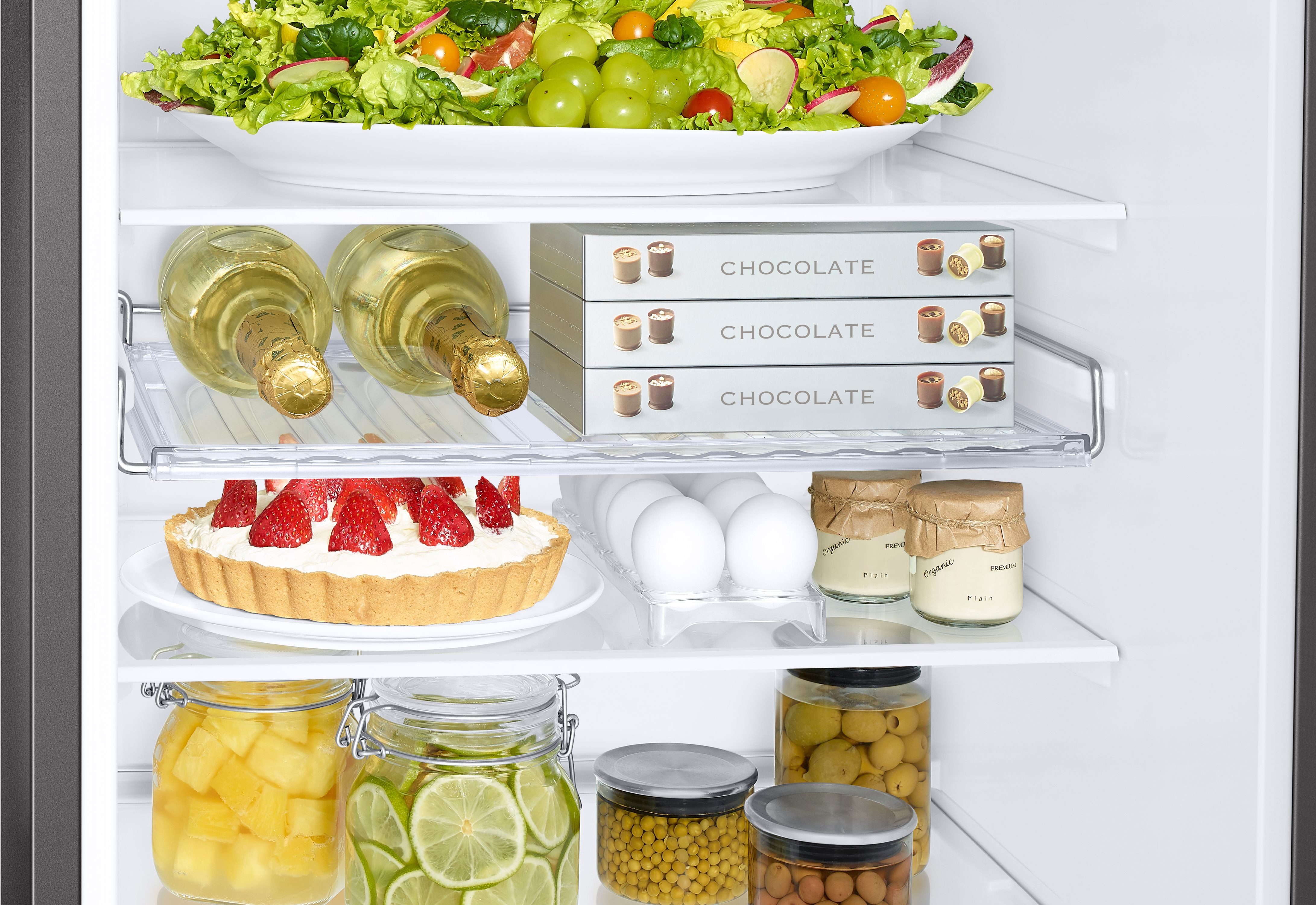 Samsung Kühl-/Gefrierkombination 7300 Serie RL34C652CB1, 185,3 cm hoch, 59,5 cm breit, No Frost sowie Wifi & AI Energy Mode (SmartThings) – Bild 4 von 5