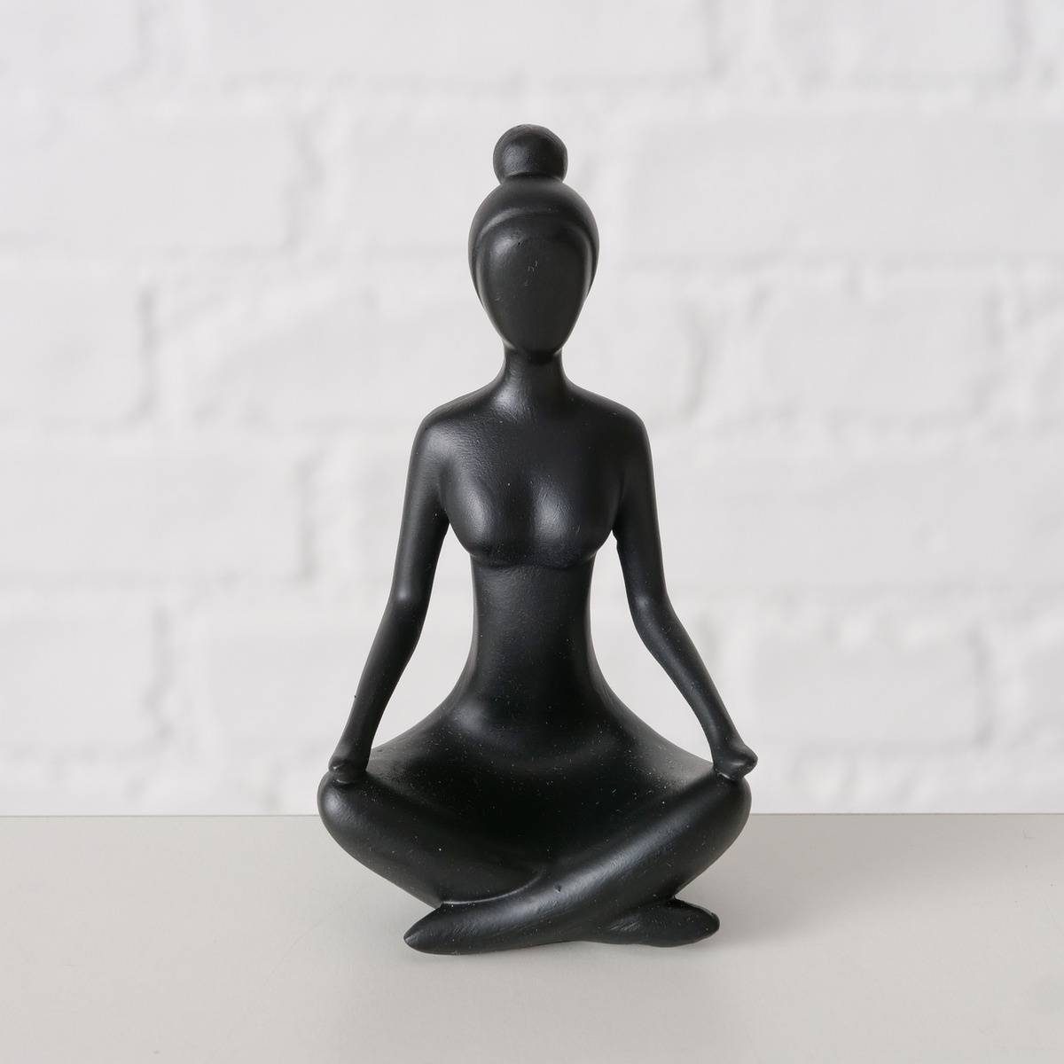 BOLTZE GRUPPE GmbH Dekofigur Dekofigur Yoga, Frau, 10 cm (Deko-Objekt, Deko-Objekt)