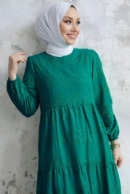 Modabout Maxikleid Langes Kleider Abaya Hijab Kleid Damen - NELB0007D4644ZMT (1-tlg)